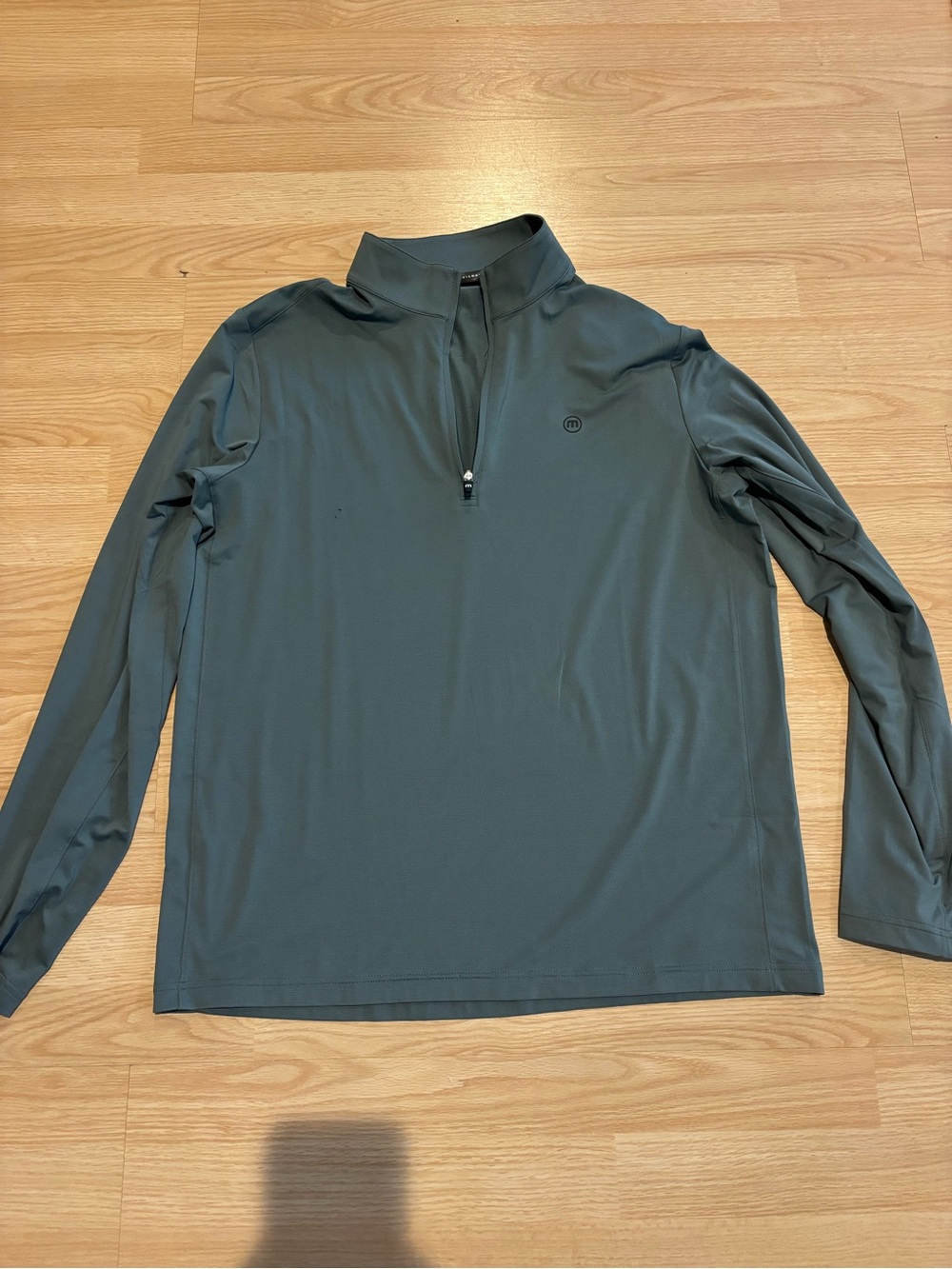TravisMathew Slate Green Tech Quarter-Zip